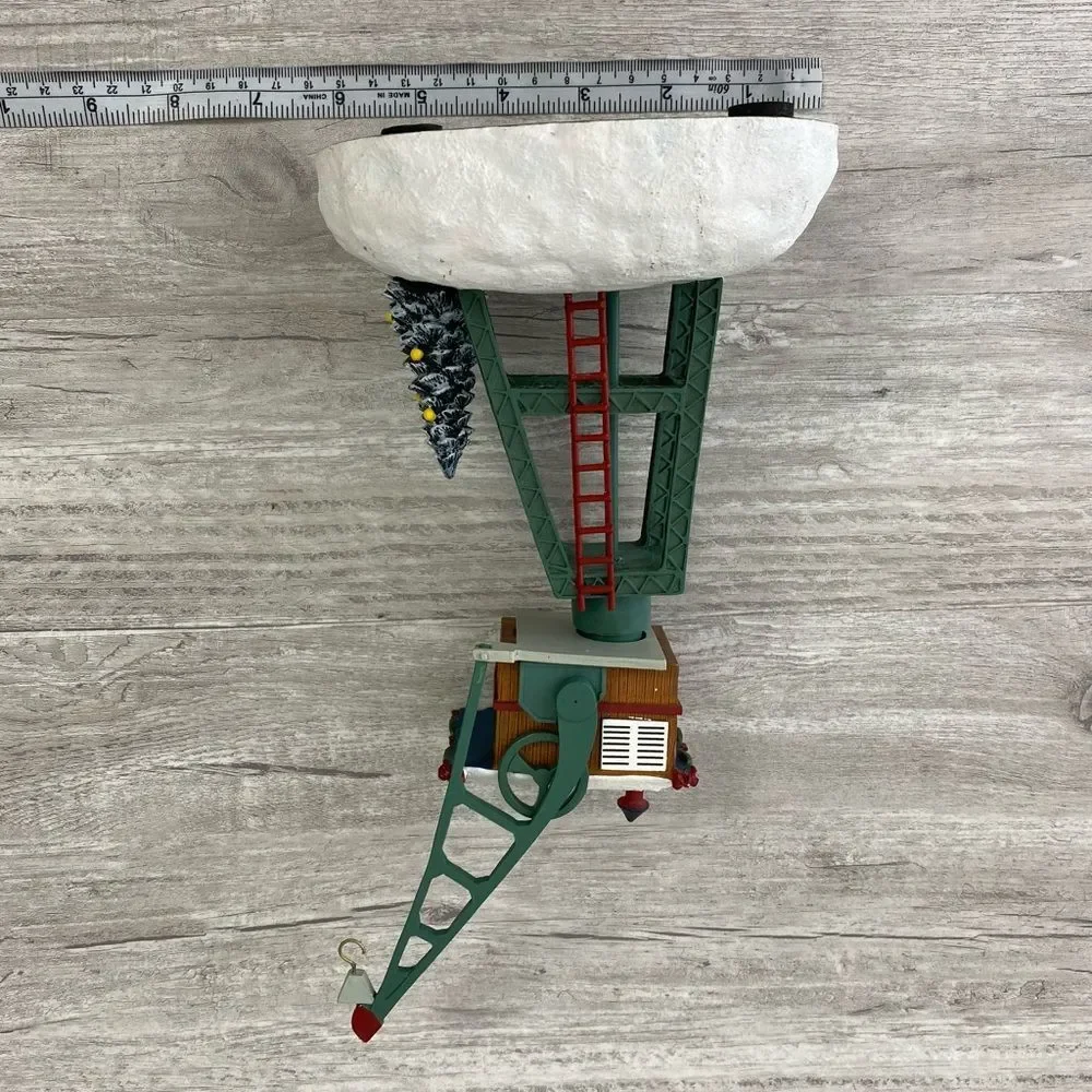 Hawthorne Village Railroad Train Crane Tower